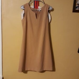 REPOSH | NWT tan sheath dress